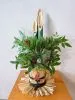 空き缶でミニ門松をつくろう(1対)の案内に掲載された作品例の写真