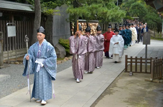 船橋大神宮例大祭の公式案内に掲載された写真