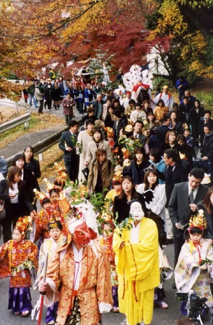 天満宮秋季大祭の公式案内に掲載された写真