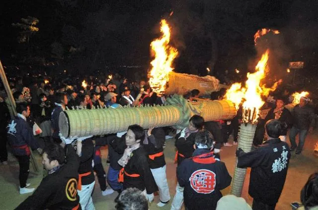 【12月】鎮火祭の公式案内に掲載された写真