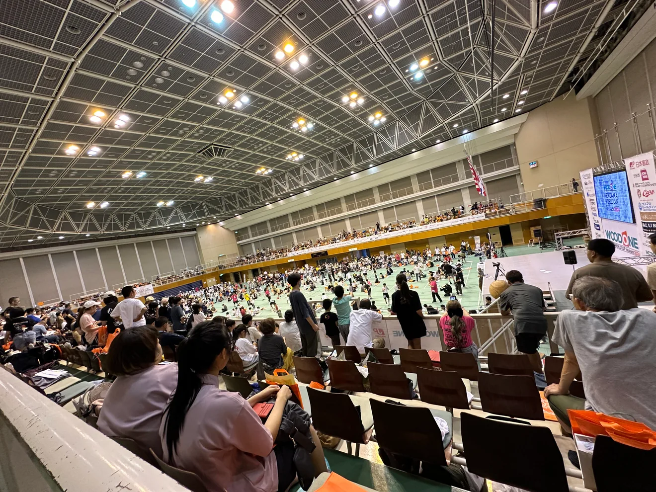 けん玉ワールドカップ廿日市2024の会場の参考写真。2026年の当日写真ではありません