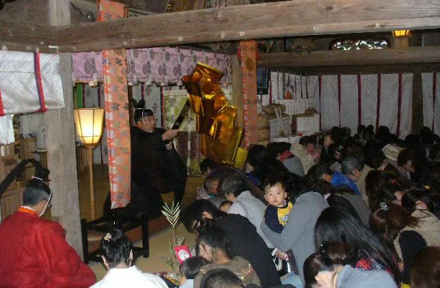 有賀祭の公式案内に掲載された写真