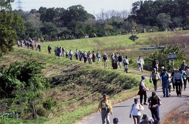 第49回日本スリーデーマーチの公式案内に掲載された写真