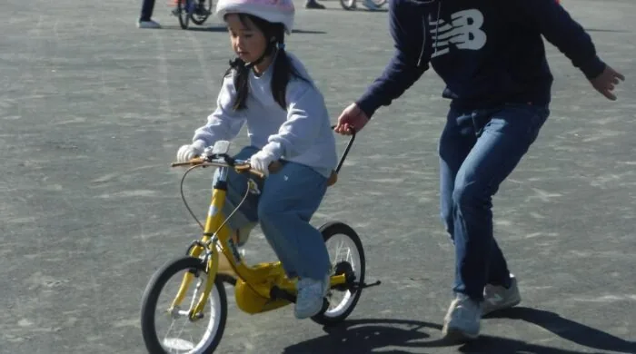 自転車乗り方教室の参考写真(公園掲載の過去開催)
