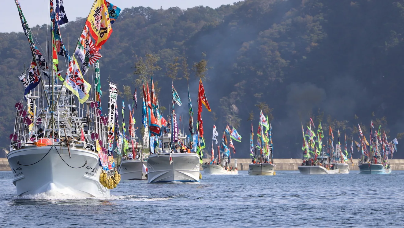釜石まつりの公式案内に掲載された写真