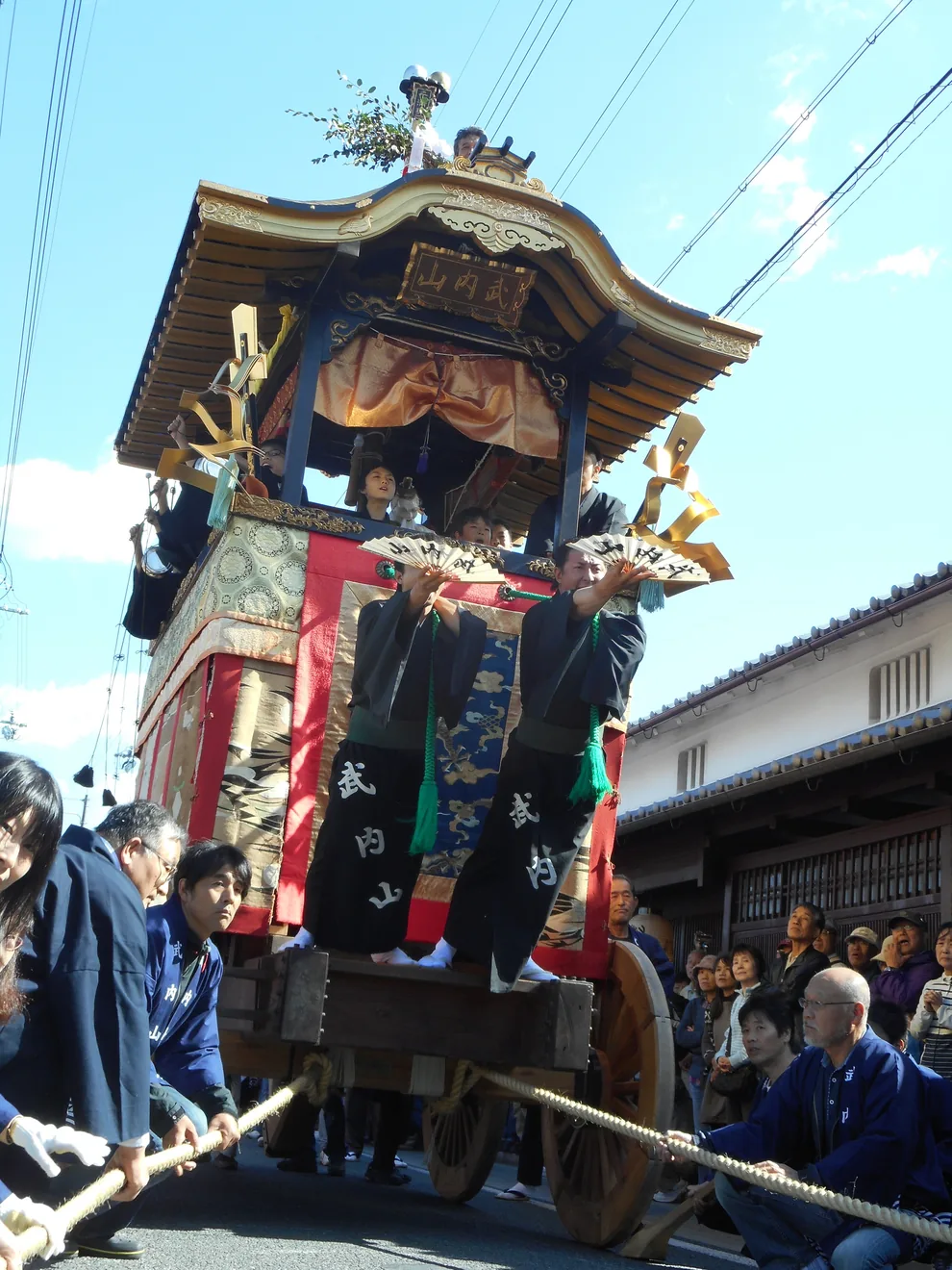 亀岡祭山鉾行事の公式案内に掲載された写真