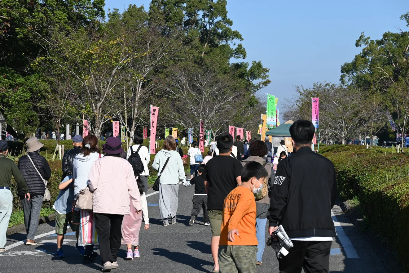 くしら黒土祭りの公式案内に掲載された写真
