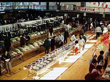 高柳町産業文化まつりの公式案内に掲載された写真