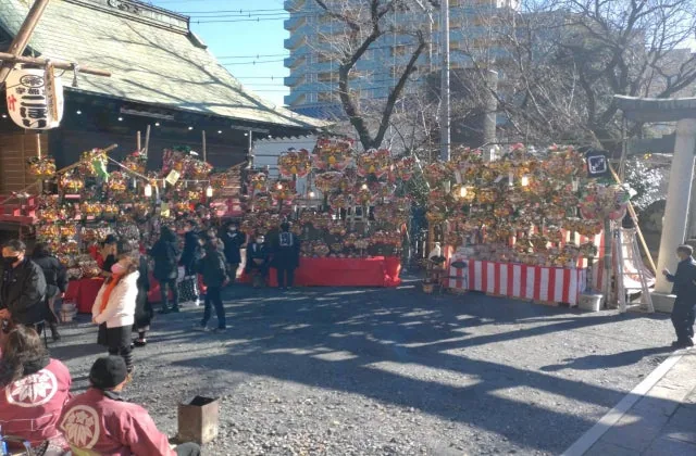 恵比寿社祭・おかめ市の公式案内に掲載された写真
