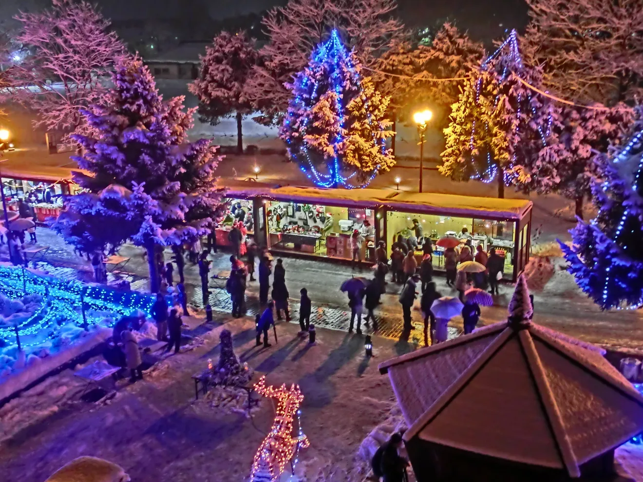 クリスマスマーケットin小坂の公式案内に掲載された写真