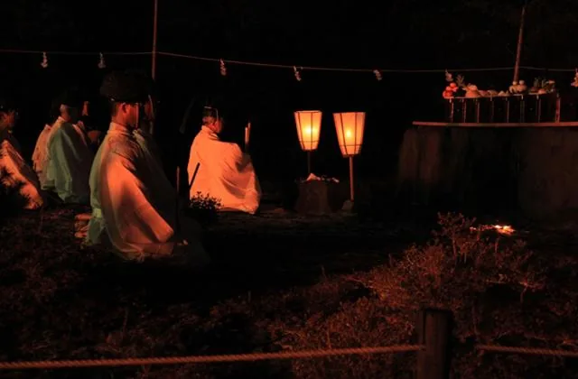 天孫降臨御神火祭の公式案内に掲載された写真