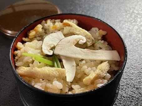 秋を味わう和食料理教室の今回の主催告知に使われた料理・作品の参考画像