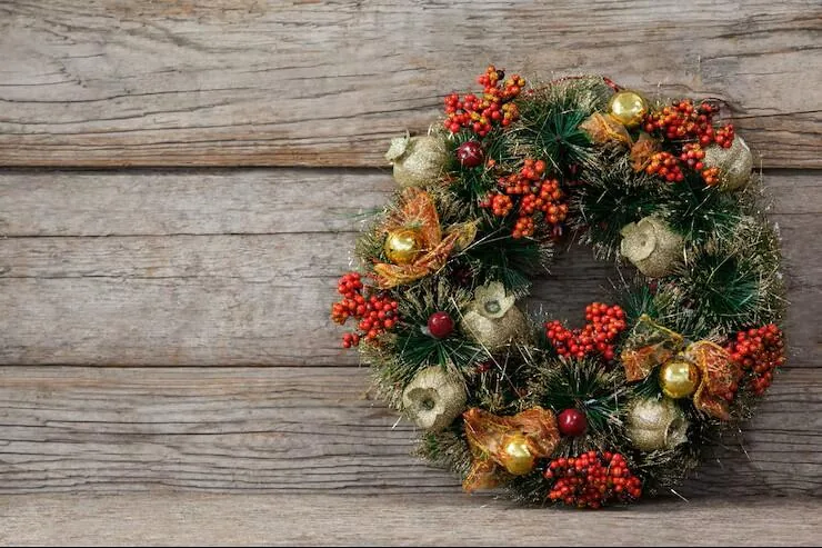 フラワーアレンジメント 〜ナチュラルで大人可愛いクリスマスリース〜の今回の主催告知に使われた料理・作品の参考画像