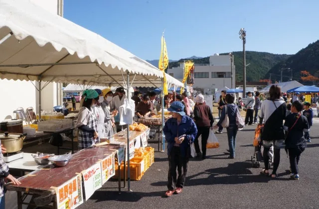 紀和ふるさとまつりの公式案内に掲載された写真