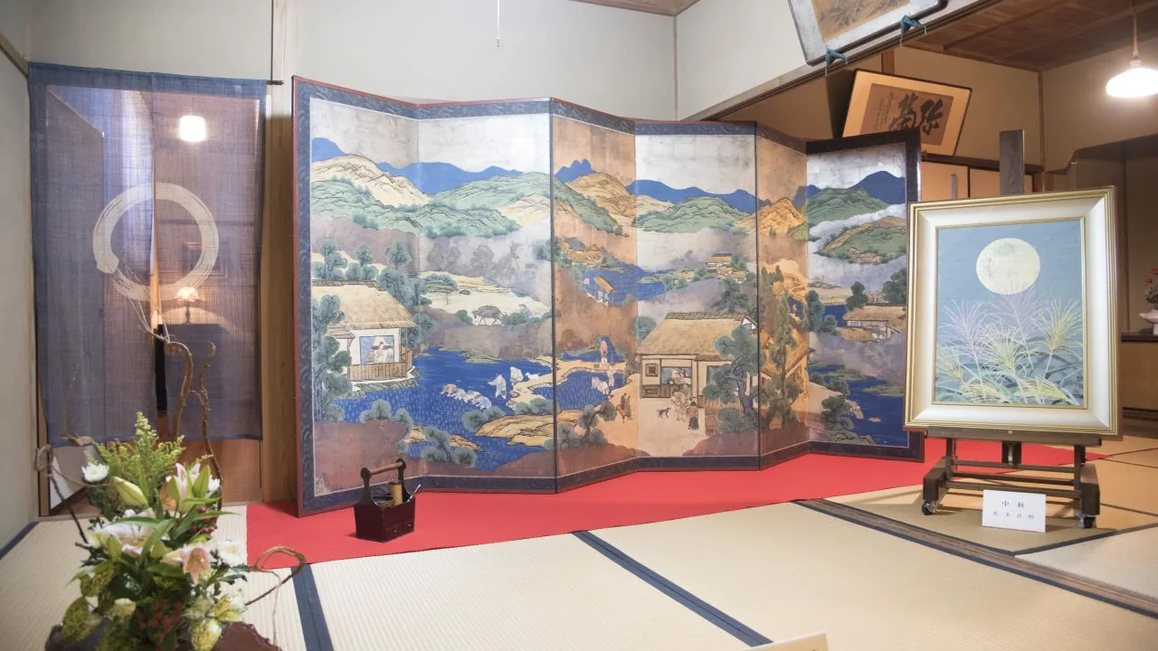 倉敷屏風祭の公式案内に掲載された写真