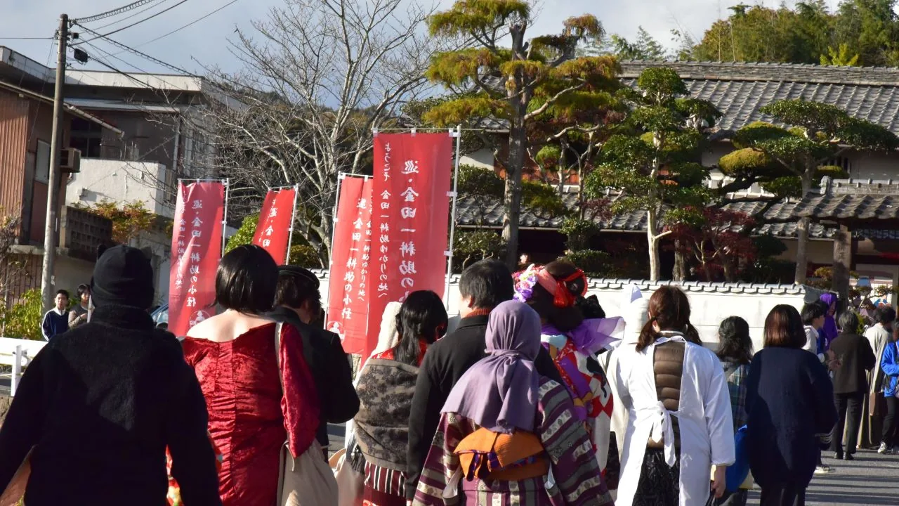 巡・金田一耕助の小径の公式案内に掲載された写真