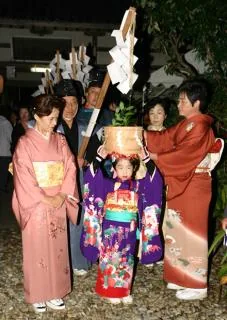 ねんねこ祭の公式案内に掲載された写真
