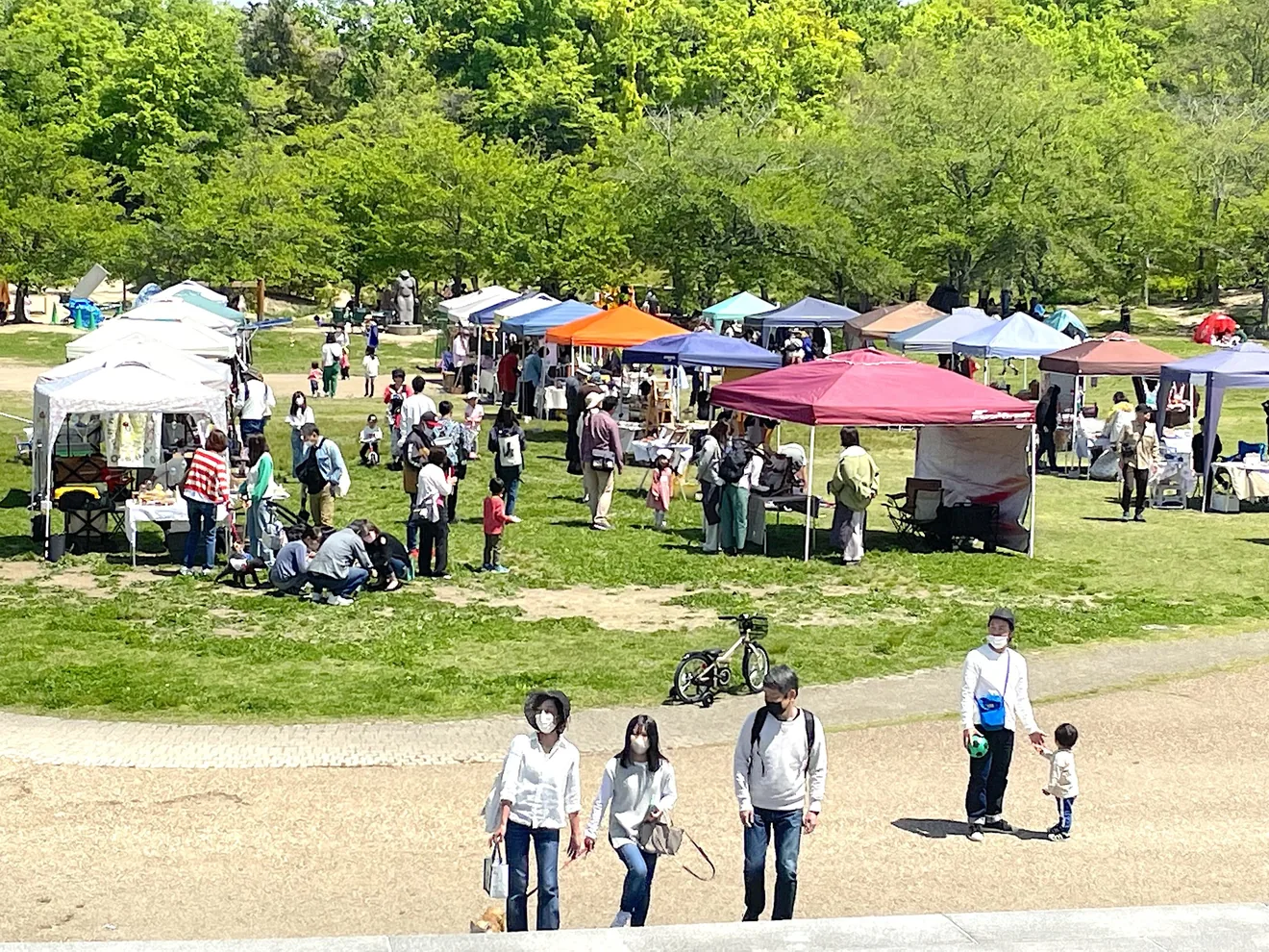 百貨創作祭 けいはんな記念公園（10月）の会場紹介用参考写真（主催掲載）