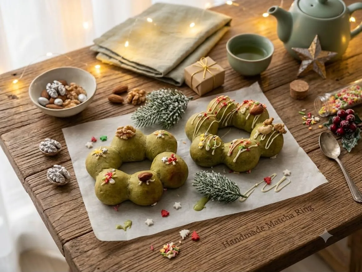 親子パン教室 tsumugi「クリスマスリースパン」の今回の主催告知に掲載された料理・作品や教室の参考画像（当日の開催写真ではありません）