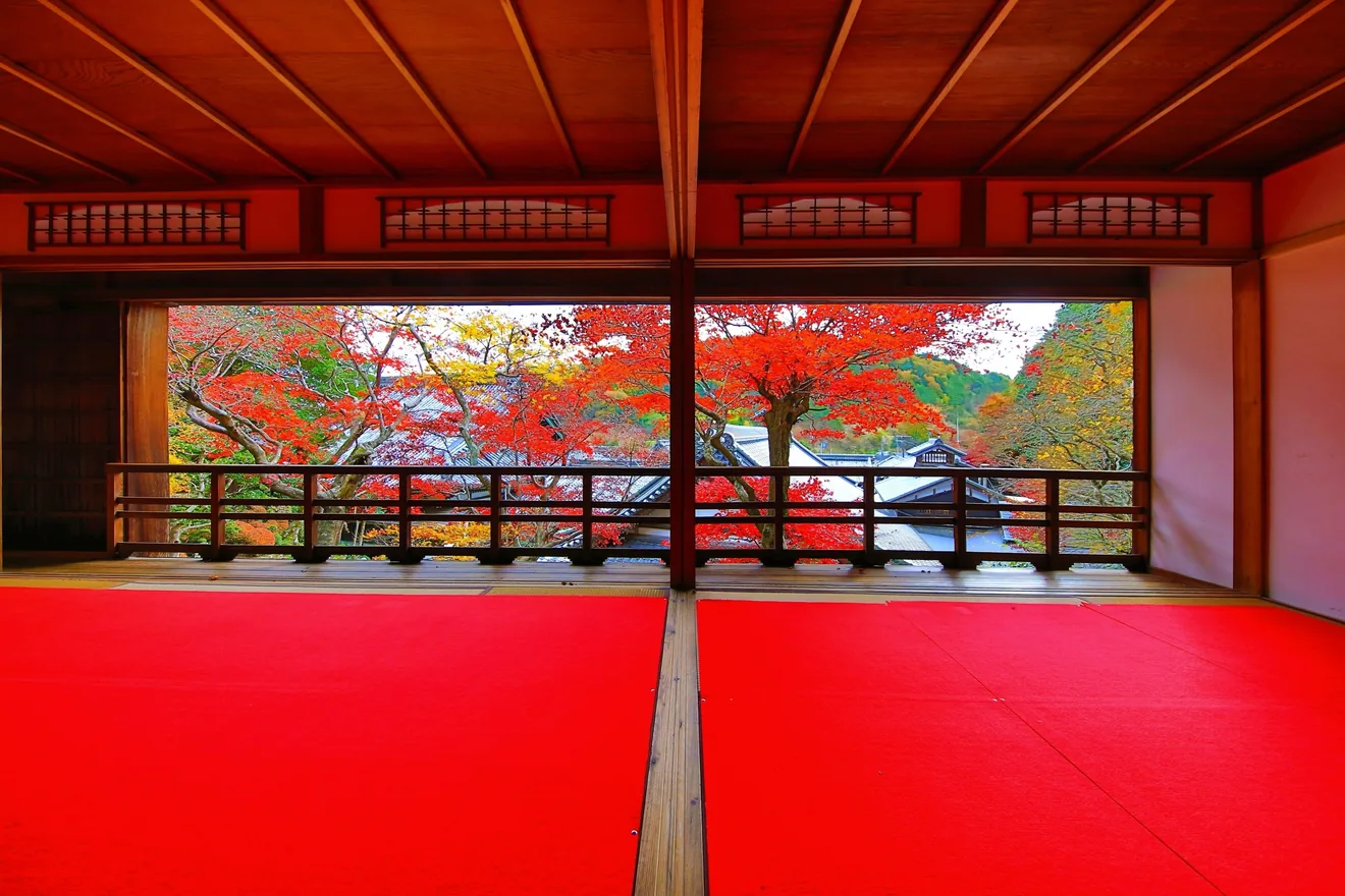柳谷観音楊谷寺の上書院を紹介する公式参考写真
