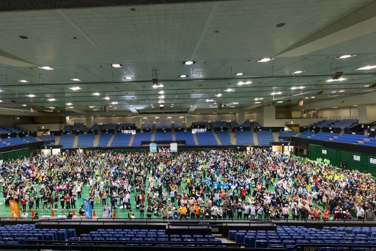 主催案内に掲載されたロゲなご2025開会式の参考写真