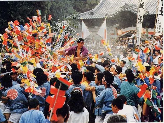 花馬祭りの公式案内に掲載された写真