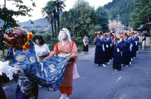 花馬祭(南宮神社例大祭)の公式案内に掲載された写真