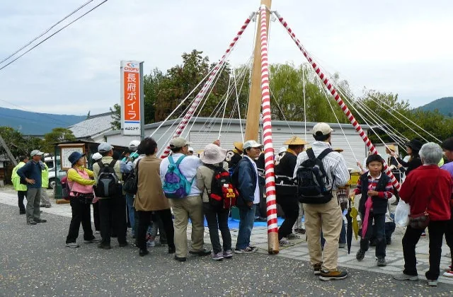中山道落合宿まつりの公式案内に掲載された写真