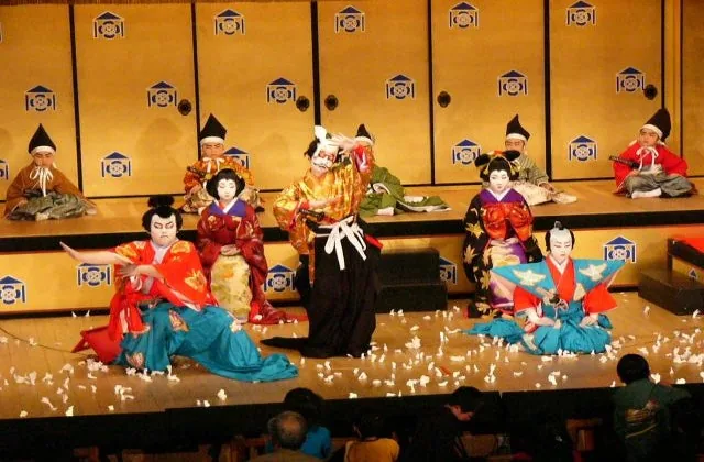 常盤座歌舞伎保存会公演の公式案内に掲載された写真