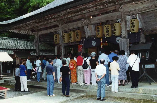 京都帝釋天・終庚申の公式案内に掲載された写真