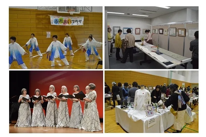 主催の文化祭2026紹介ページに使われた、作品展示・舞台・体験などの参考写真