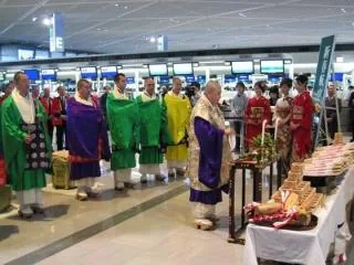 新春航空安全祈願祭の公式案内に掲載された写真