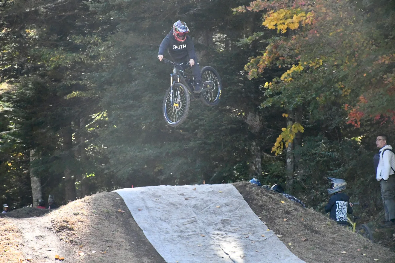 今回のMTBフェスの公式案内に掲載されたライディング写真