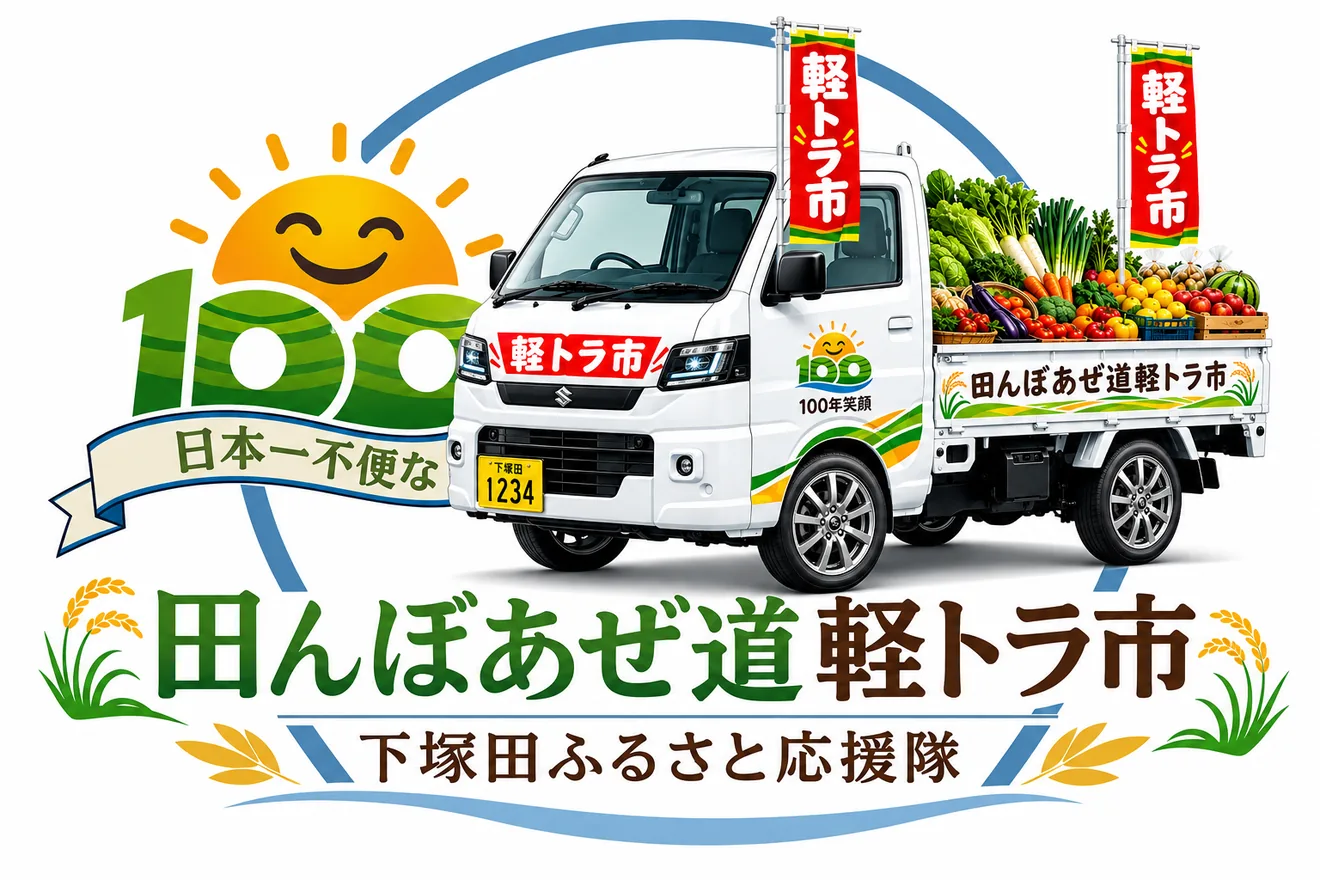 田んぼあぜ道軽トラ市の2026年公式キービジュアル