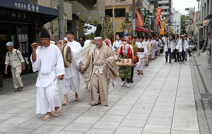 西宮神社の現在の年中行事案内に掲載するおこしや祭の参考写真