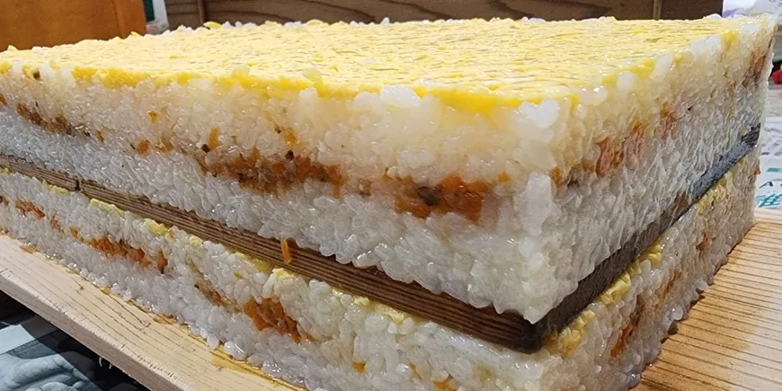 伝えよう!食の伝統 銀山箱寿司づくりの今回の公式案内に掲載された参考画像