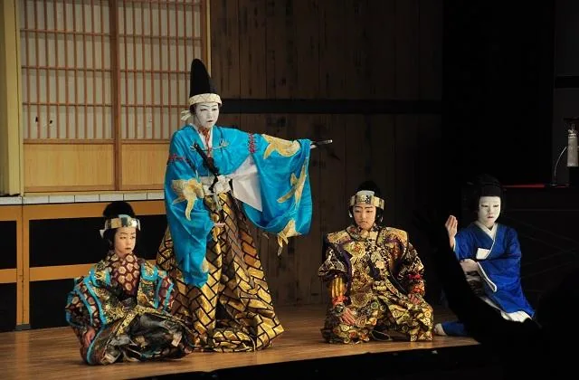 歌舞伎・郷土芸能祭の公式案内に掲載された写真