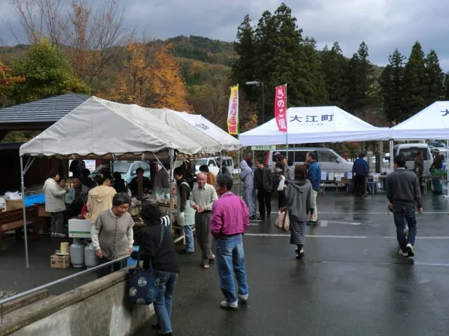 秋の奥おおえ柳川温泉まつりの公式案内に掲載された画像