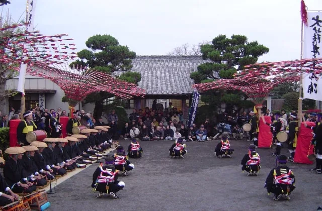 法養祭（黒丸踊）の公式案内に掲載された写真