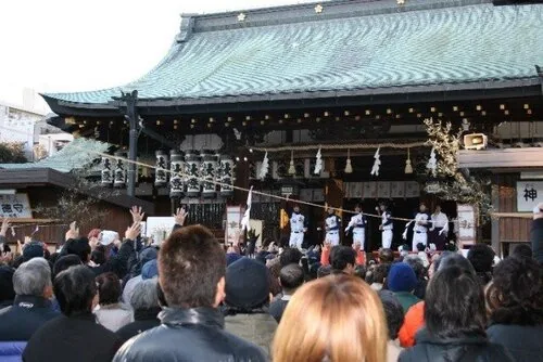 大阪天満宮 初天神梅花祭の公式案内に掲載された参考写真
