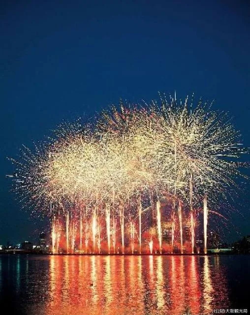 なにわ淀川花火大会の公式案内に掲載された写真