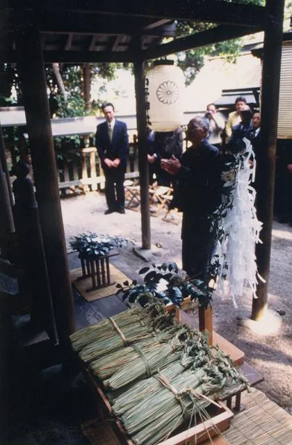しとぎ祭（小野神社）の公式案内に掲載された写真