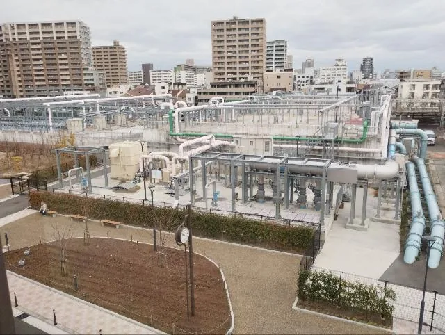 一般公開される中浜下水処理場の施設全景
