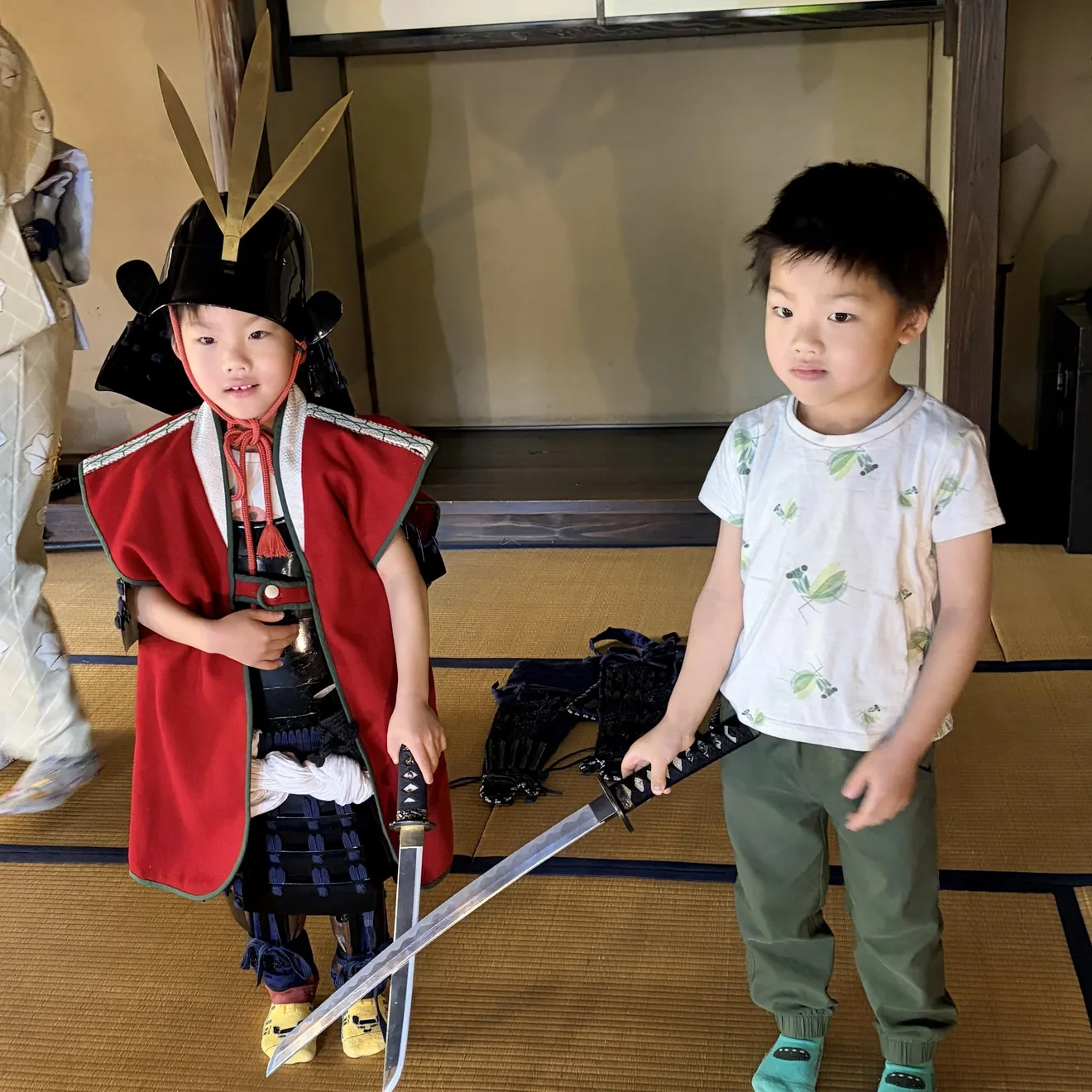 佐倉武家屋敷の甲冑試着会を紹介する掲載写真