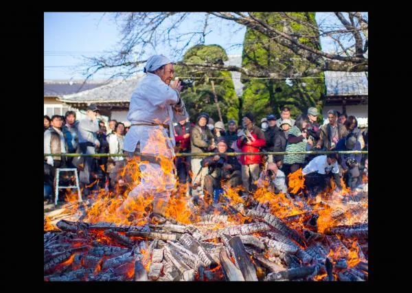 火渉祭の公式案内に掲載された写真