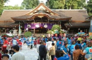 秋の大神祭の公式案内に掲載された写真