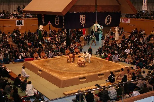 野村乙亥大相撲の公式案内に掲載された写真