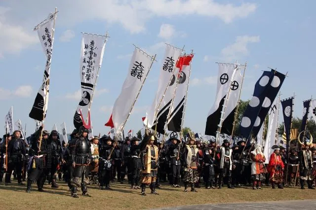 関ケ原合戦祭りの公式案内に掲載された写真