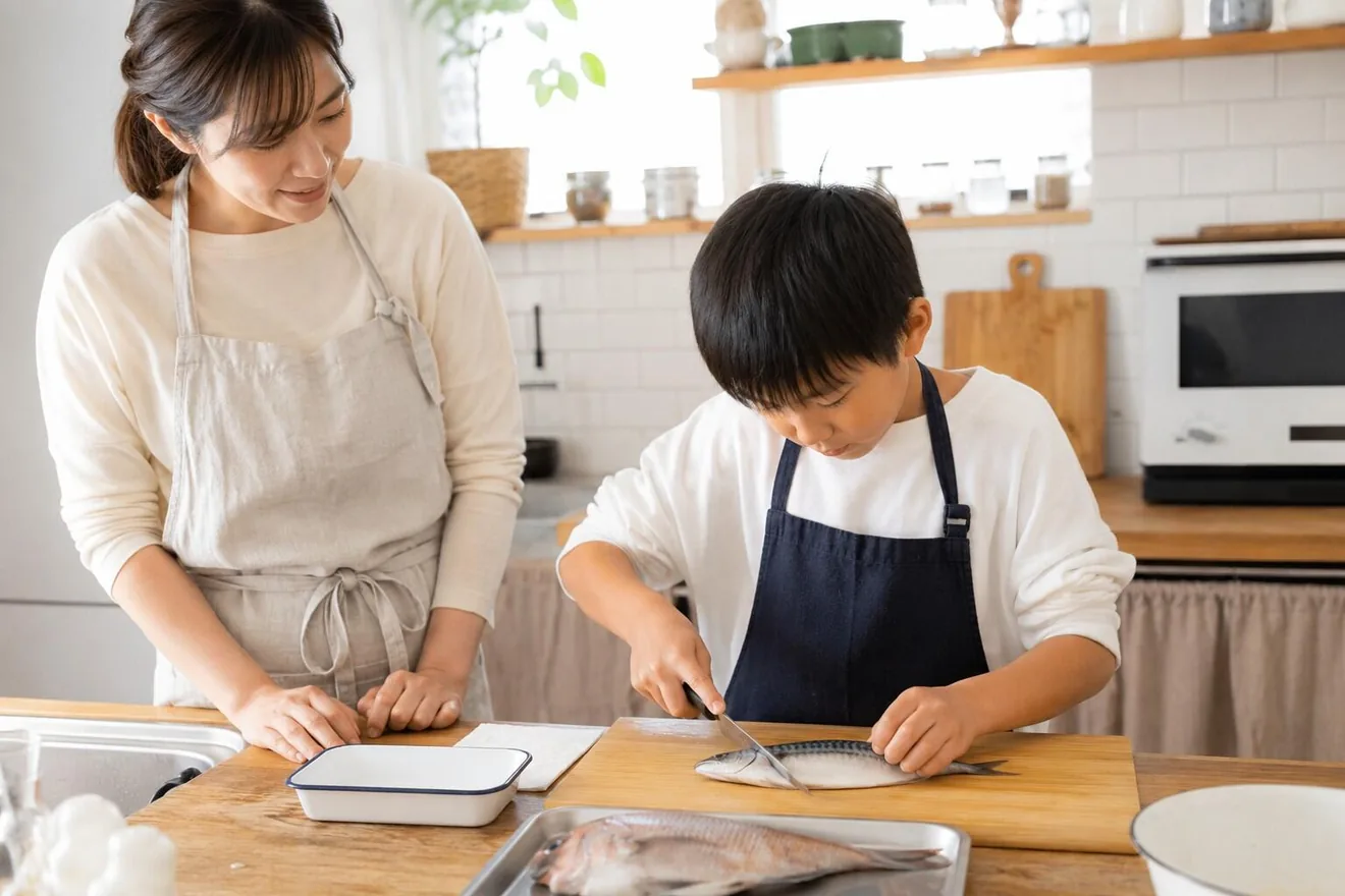 親子教室 お魚と仲良くなろう！さばき方チャレンジ！入門編の今回の主催告知に掲載された料理・作品や教室の参考画像（当日の開催写真ではありません）