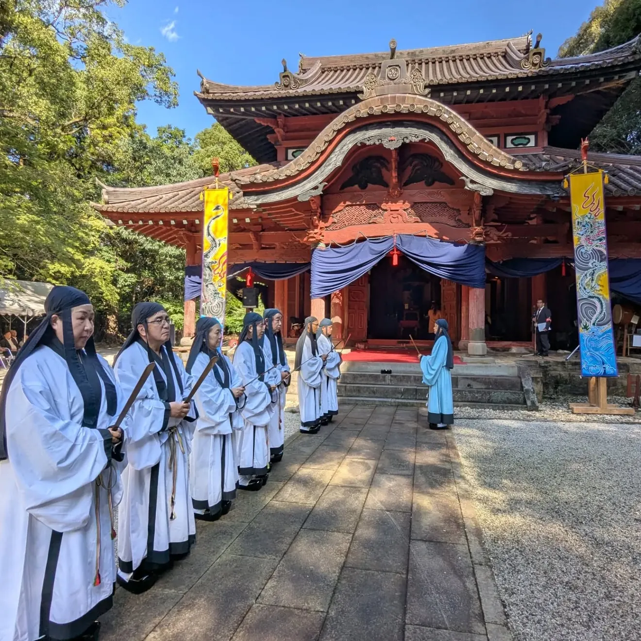 多久聖廟秋季釈菜・孔子祭の今回の案内に掲載された過去の実施風景